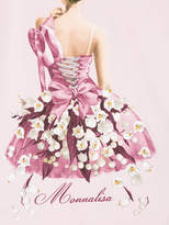 Thumbnail for your product : MonnaLisa ballerina print top