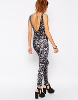 Thumbnail for your product : Motel Unitard Jumpsuit in Squashed Rubber Print