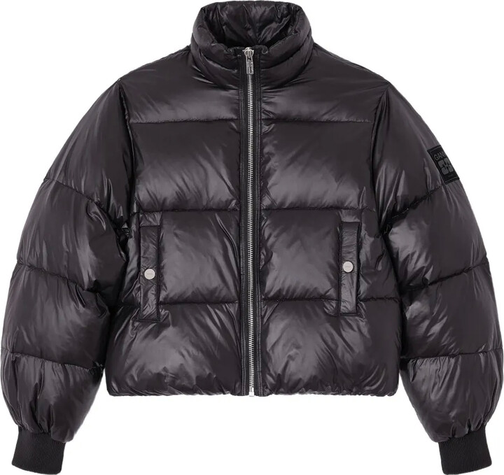 Ganni Zipped Puffer Jacket