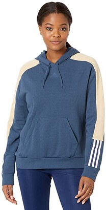 adidas Color-Block Linear Hoodie Women's Clothing - ShopStyle Activewear  Tops
