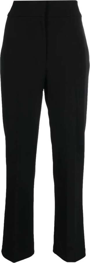 High-Waisted Cropped Trousers
