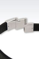 Thumbnail for your product : Emporio Armani Bracelet In Leather And Steel