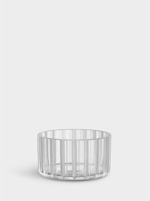 Orrefors Cut In Number Stripes Bowl Small