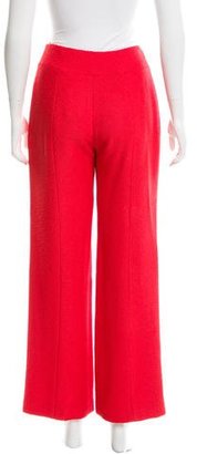 Rosie Assoulin Snap-Accented Wide-Leg Pants w/ Tags