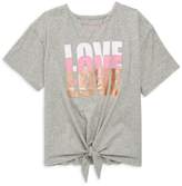 Thumbnail for your product : Design History Girl's Love Tie-Front Tee