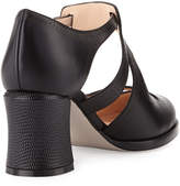 Thumbnail for your product : Fendi Chameleon Chunky-Heel Wing-Tip Pump