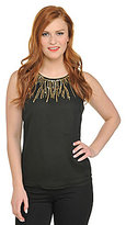 Thumbnail for your product : Peter Nygard Beaded Tank