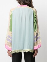 Thumbnail for your product : Amen Lace-Panel Blouse