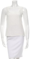Thumbnail for your product : Akris Sleeveless Sheer Silk Top