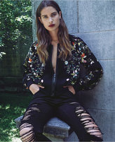 Thumbnail for your product : Rachel Roy Floral-Print Bomber Jacket, Only at Macy's