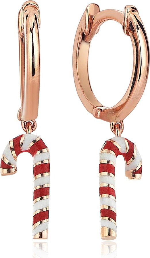 Reis Jewellery Rose Gold / Red Candies Earring