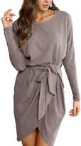 Thumbnail for your product : Sunfury Oversized Sweater Dress for Juniors Slit Side Cocktail Party Mini Dress XL