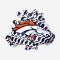 Thumbnail for your product : Nike Lockup (NFL Broncos) Men's Football Gloves