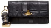 Thumbnail for your product : Vivienne Westwood Embossed Leather Wristlet
