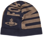 Thumbnail for your product : Vivienne Westwood Navy wool blend beanie
