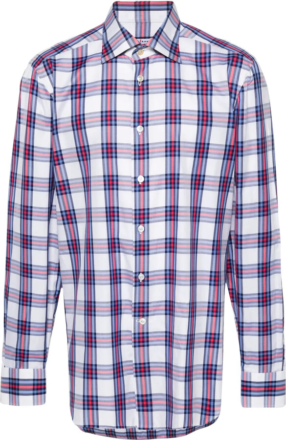 Kiton Checked Cotton Shirt
