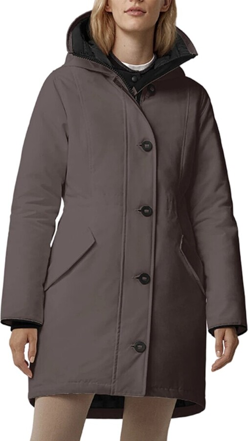 Canada Goose Rossclair Parka Black Label Slim Fit Parka