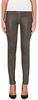 Thumbnail for your product : Goldsign Lure skinny mid-rise coated stretch-denim jeans