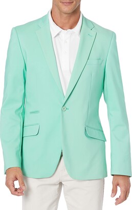 Azaro Uomo Men's Blazer Slim Dress Casual Stretch Suit Sport Jacket Stylish