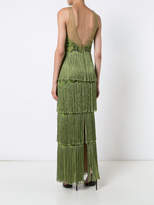 Thumbnail for your product : Marchesa Notte embroidered tassel-trimmed gown