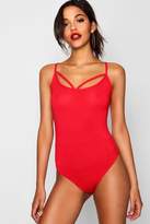 Thumbnail for your product : boohoo Tall Strappy Bodysuit