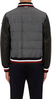 Thumbnail for your product : Moncler Gamme Bleu Men's Wool & Leather Down-Quilted Varsity Jacket