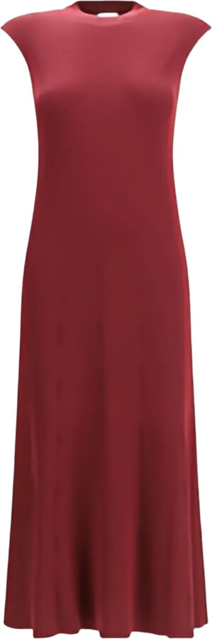 SA SU PHI Ribbed-Sleeveless Midi Dress