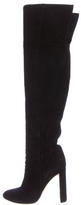 Thumbnail for your product : Christian Dior Suede Thigh-High Boots