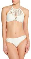 Thumbnail for your product : Mikoh Low-rise Knotted Stretch-knit Bikini Briefs