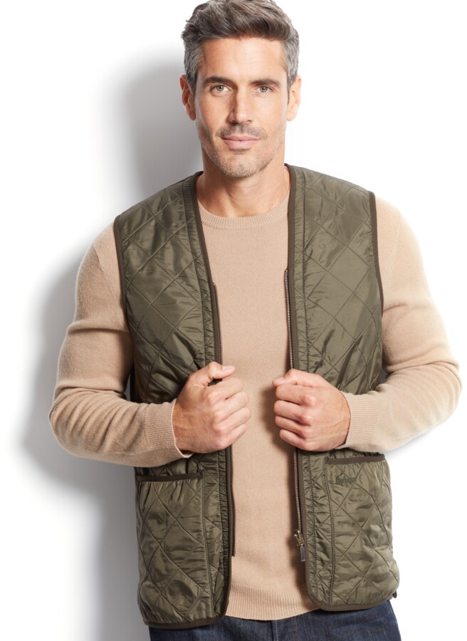 barbour liner vest