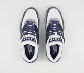 Thumbnail for your product : Nike Air Max 90 Trainers White Neutral Indigo Smoke Grey Neutral Grey