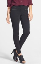 Thumbnail for your product : Halogen Stitch Detail Knit Skinny Pants (Regular & Petite)