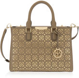 Thumbnail for your product : Henri Bendel West 57th Laser Cut Turnlock Satchel