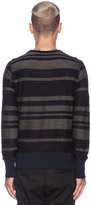 Thumbnail for your product : Wings + Horns Dusk Stripe Terry Crewneck