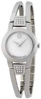 Thumbnail for your product : Movado 0606617 Stainless Steel White Mother Of Pearl Dial 25mm Womens Watch