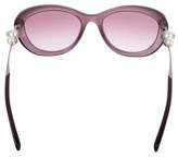 Thumbnail for your product : Chanel Cat-Eye Pearl Sunglasses