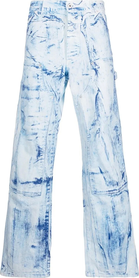 Heron Preston Distressed-Effect Denim Jeans