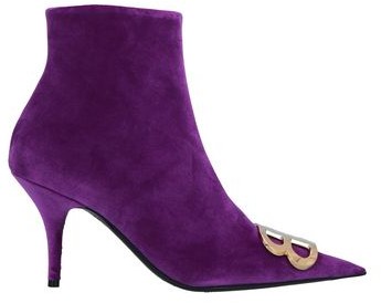 balenciaga purple boots