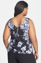 Thumbnail for your product : Alex Evenings Floral Chiffon Twinset (Plus Size)