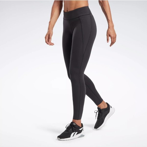 Reebok Workout Ready Pant Program High Rise Leggings Womens Athletic  Leggings Medium Night Black