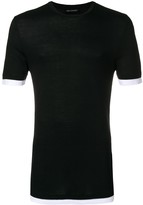 Thumbnail for your product : Neil Barrett contrast detail T-shirt