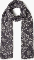 Thumbnail for your product : Brunello Cucinelli Printed Linen-gauze Scarf