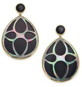 Thumbnail for your product : Ippolita Polished Rock Candy Black Shell, Onyx & 18K Yellow Gold Large Layered Teardrop Earrings