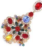 Thumbnail for your product : Dolce & Gabbana Embellished Clip-On Earrings