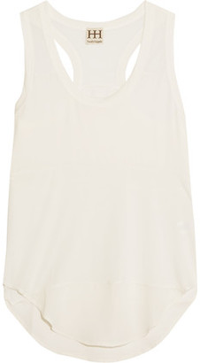 Haute Hippie Modal And Stretch-Jersey Paneled Tank