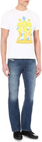 Thumbnail for your product : Diesel Mens Blue Slim-Fit Bootcut Jeans, Size: 3130