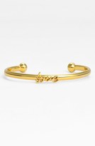 Thumbnail for your product : Kate Spade 'love' Script Cuff Bracelet