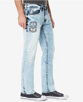 Thumbnail for your product : Buffalo David Bitton Men's Evan-X Slim-Straight Fit Stretch Logo-Print Jeans