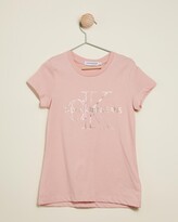 Thumbnail for your product : Calvin Klein Jeans Pink Printed T-Shirts - Monogram Outline Slim T-Shirt - Teens