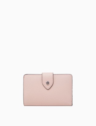 Calvin Klein Pebble French Clutch Wallet - ShopStyle